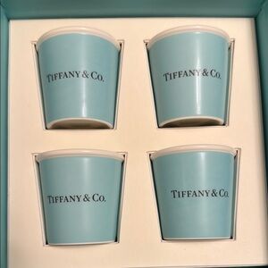 Tiffany & Co. Blue Ceramic Cups Set